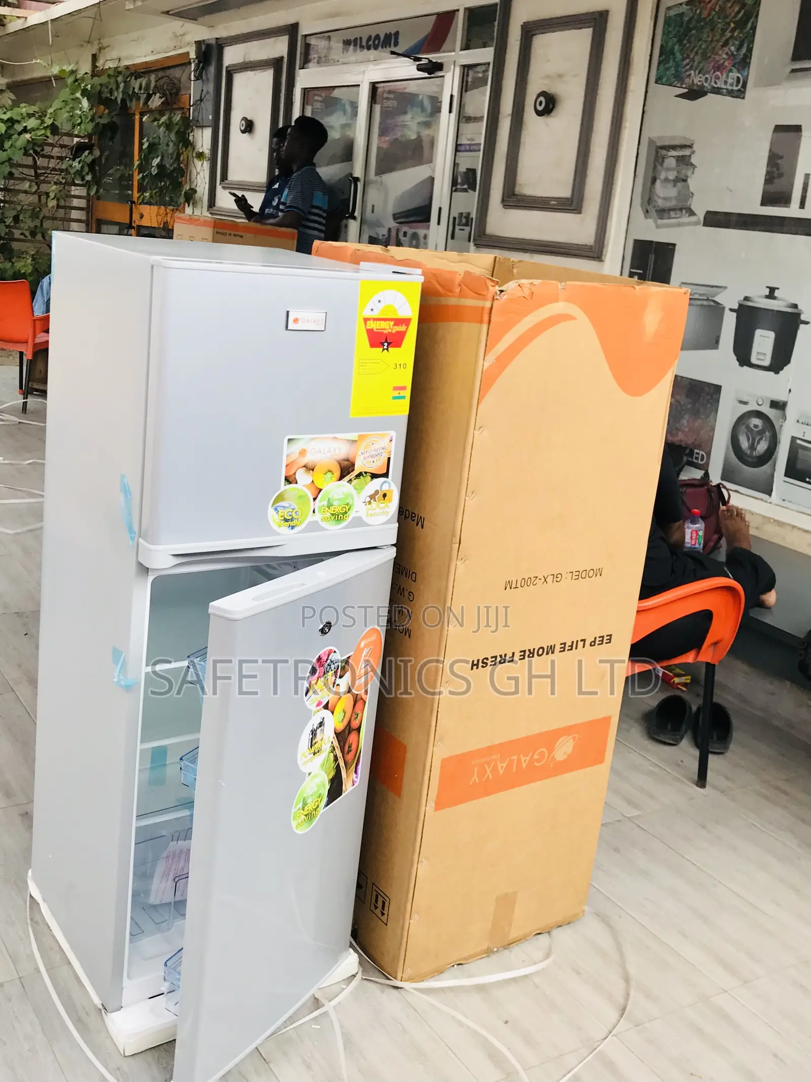 Galaxy Purechill GLX-200TM Doubledoor Top Mount Fridge