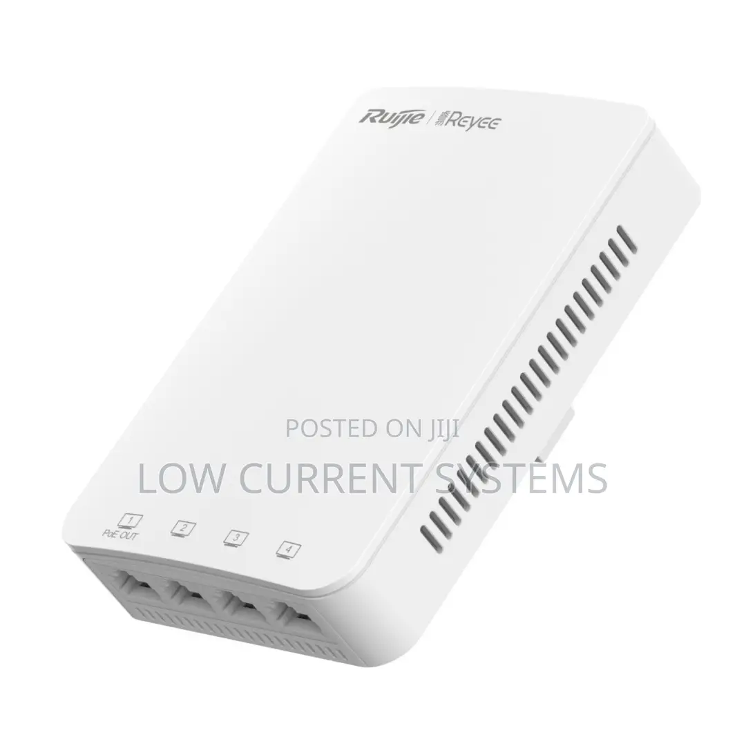 Ruijie Access Point in Wall Poe Output 1267mbps Dual Band Ap