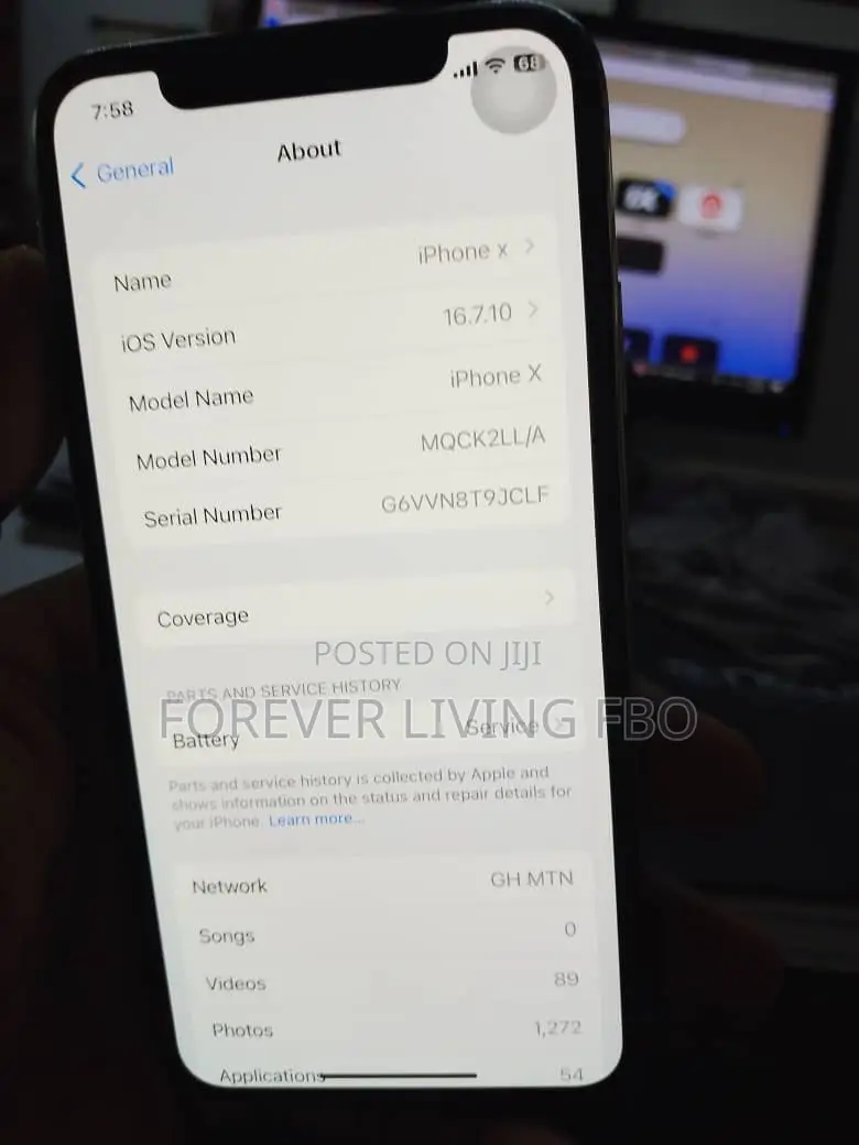 Apple iPhone X 64 GB White