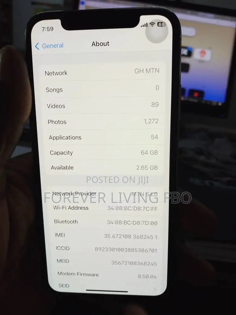 Apple iPhone X 64 GB White