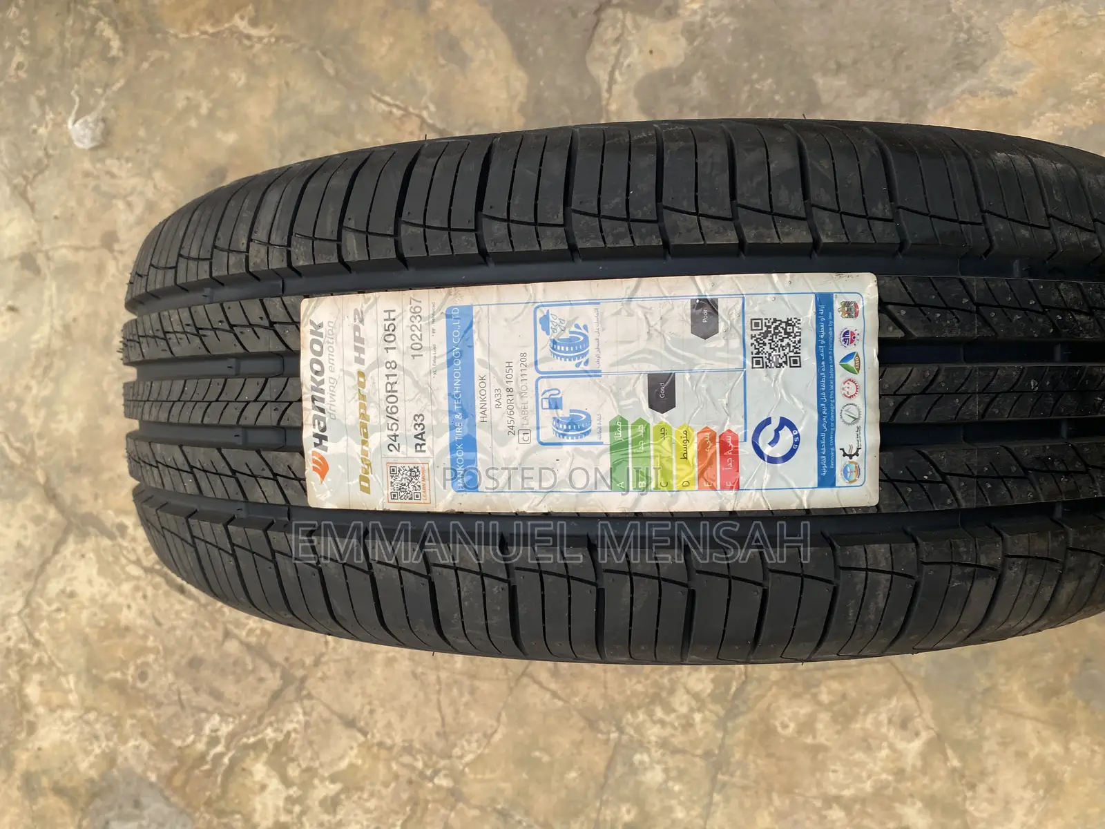 245/60r18 Hankook Dynapro Hp2 Tire