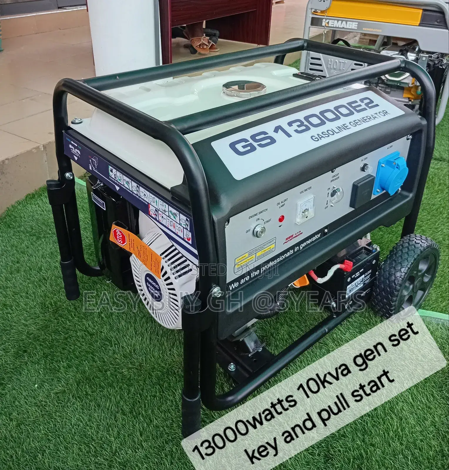 UK-D Dual Start 10kva 13kw Petrol Generator