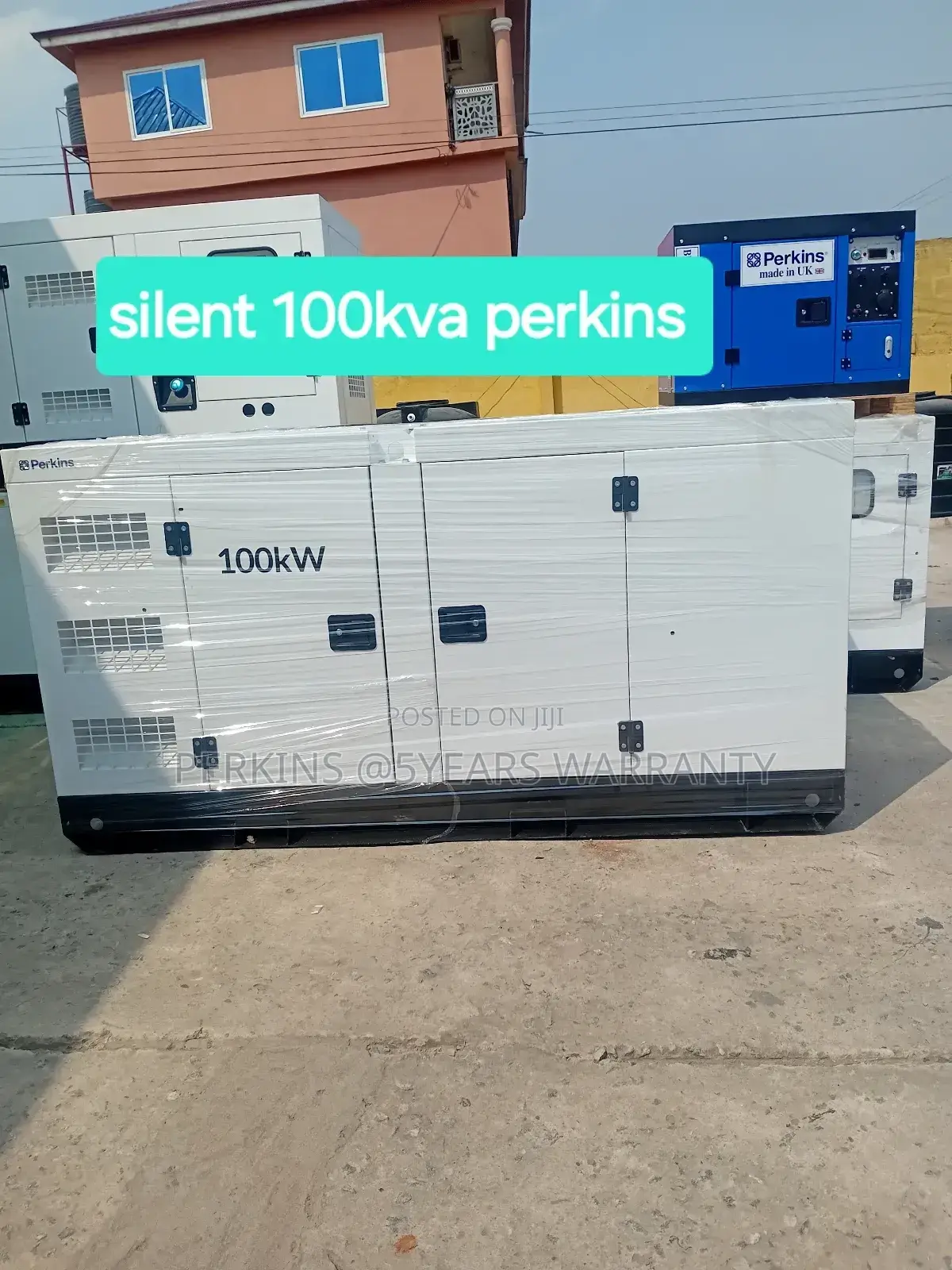Larger Fuel Tank 100kva Perkins Diesel Silent Generator UK