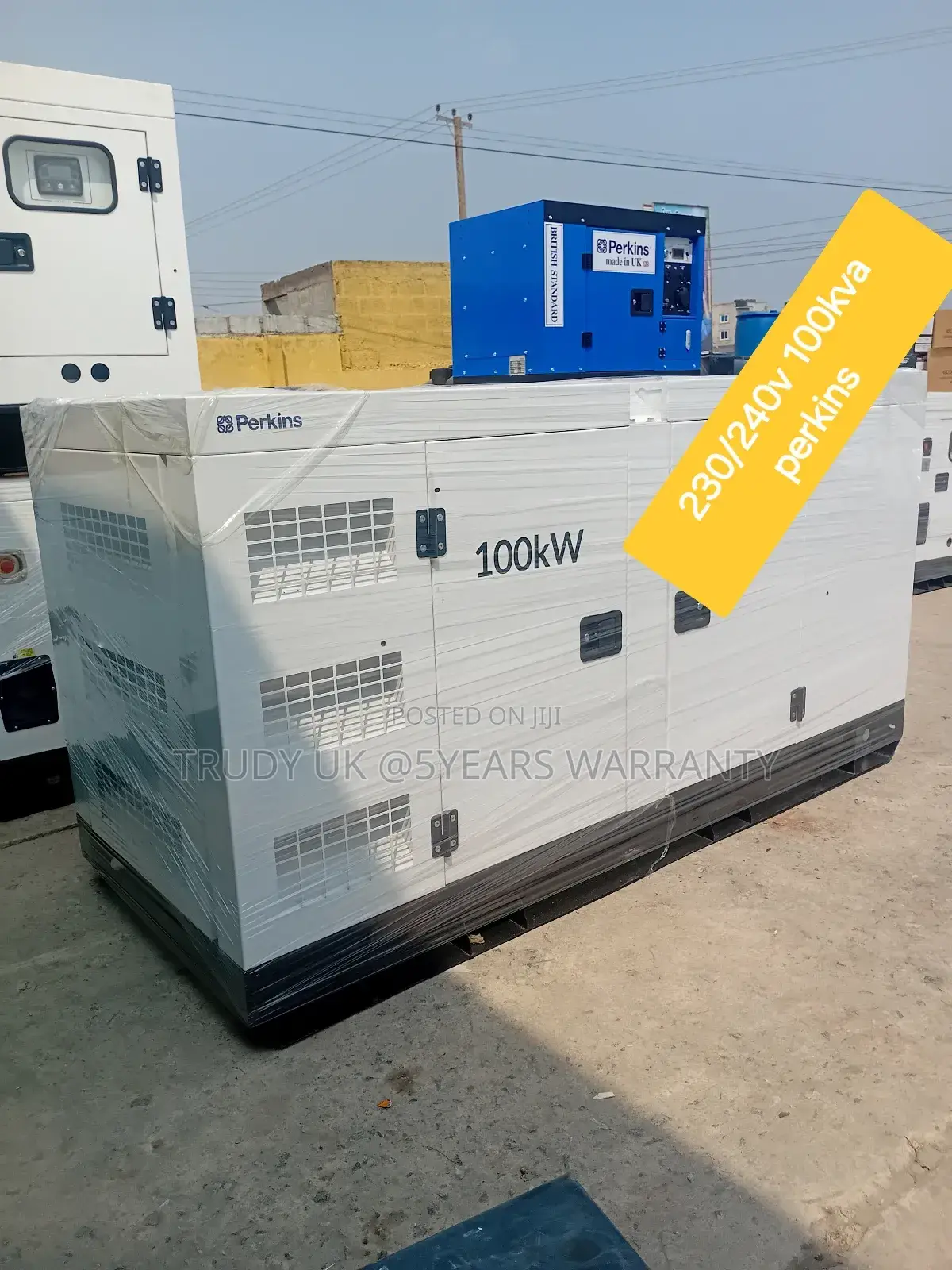 Powerful 100kva Perkins Diesel Silent Generator UK Made Made