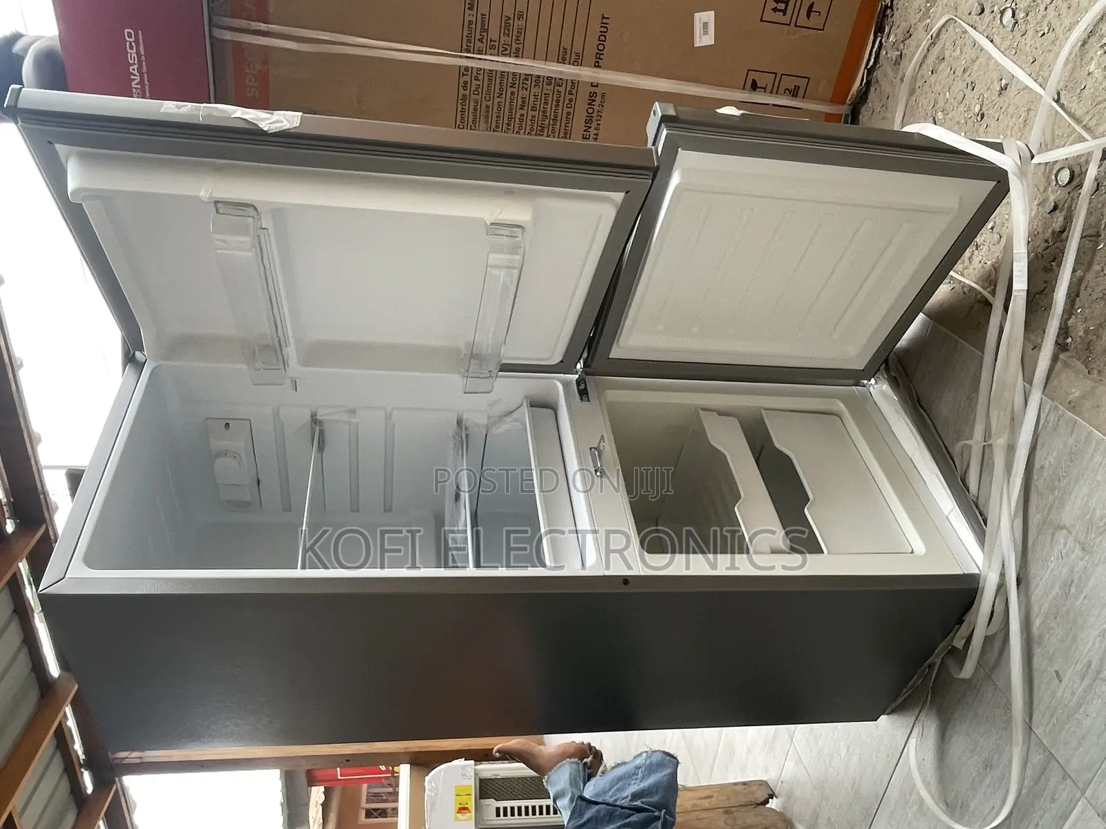 118litres Bottom Freezer Galaxy Double Door Fridge