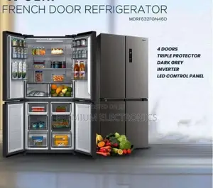 Inverter Technology 474ltrs Midea French 4 Doors Fridge 4*