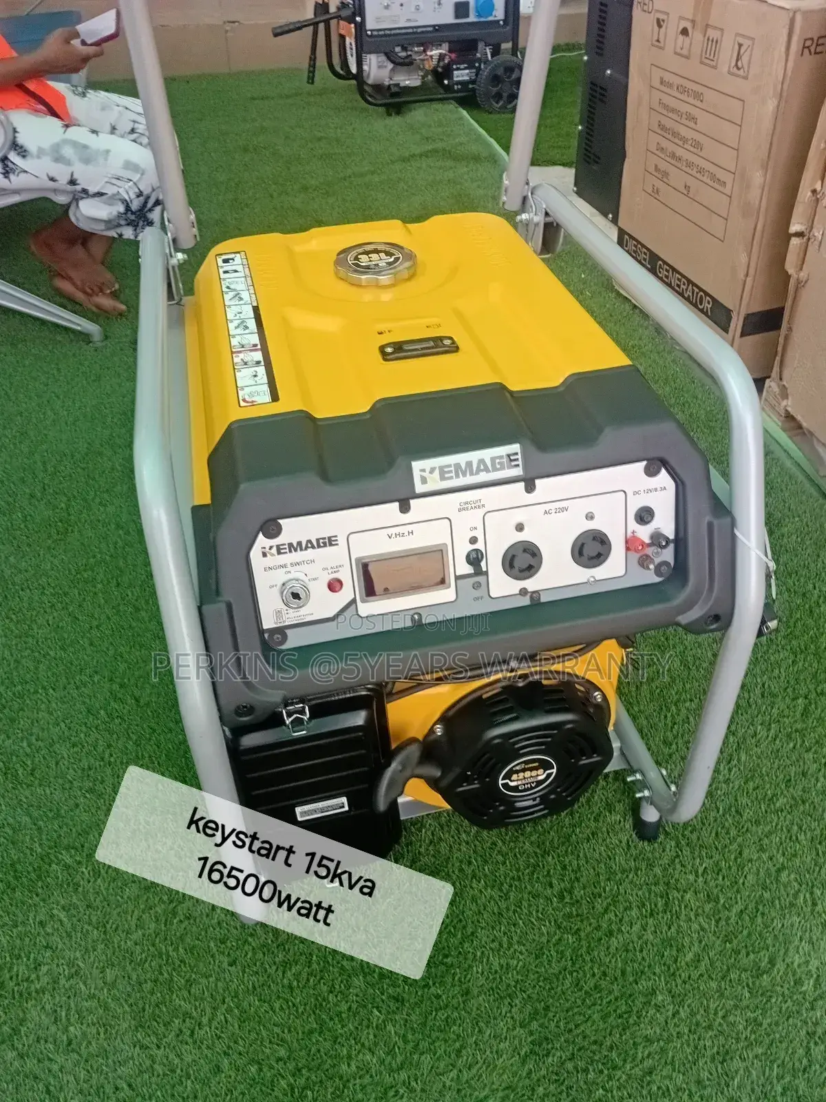 Larger Fuel Tank 15kva 16500wats Pertrol Kemage Generator Ja