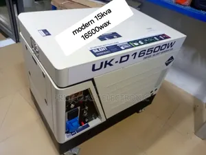 White 15kva 16500wax Disel UK Model Generator Silent