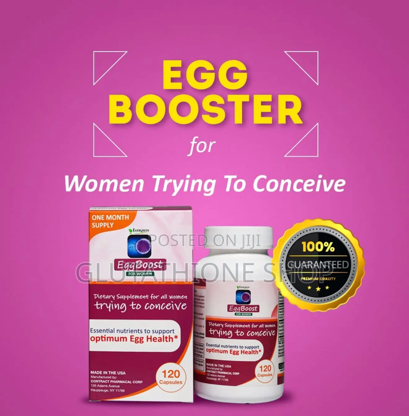 Evergreen Egg Boost For Women -120 Capsules