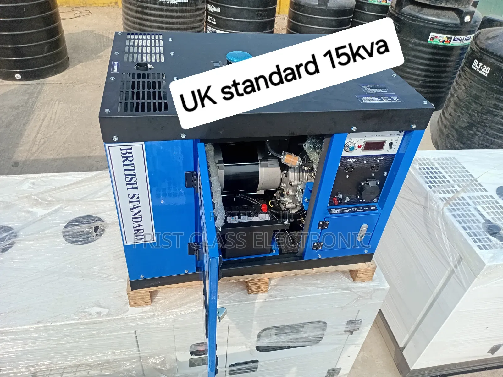 Air Cooling Perkins Diesel Engine Generator 16 to 18kva