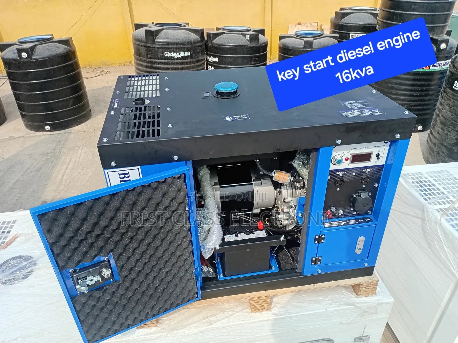 Calculated Engine Generator Perkins 18000wax 16 to 18kva