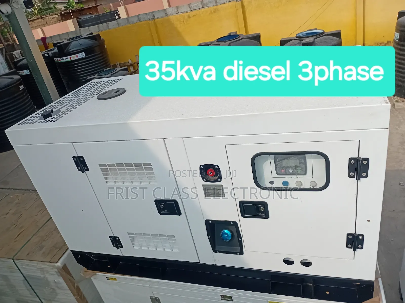 Qualified 35kva Perkins 3phase Silent Disel Engine
