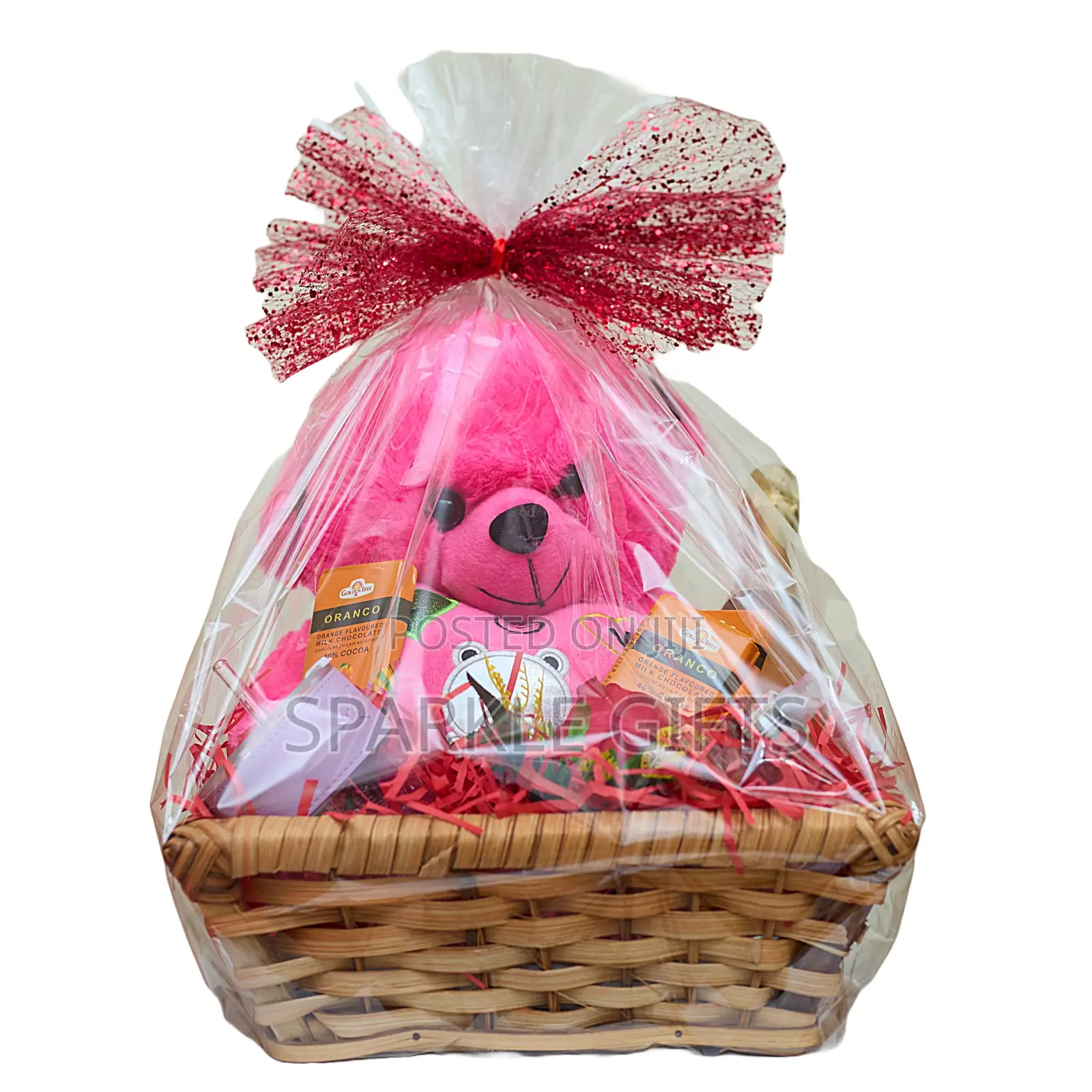 Medium Size Pink Teddy Bear for Valentine, Birthday and Gift