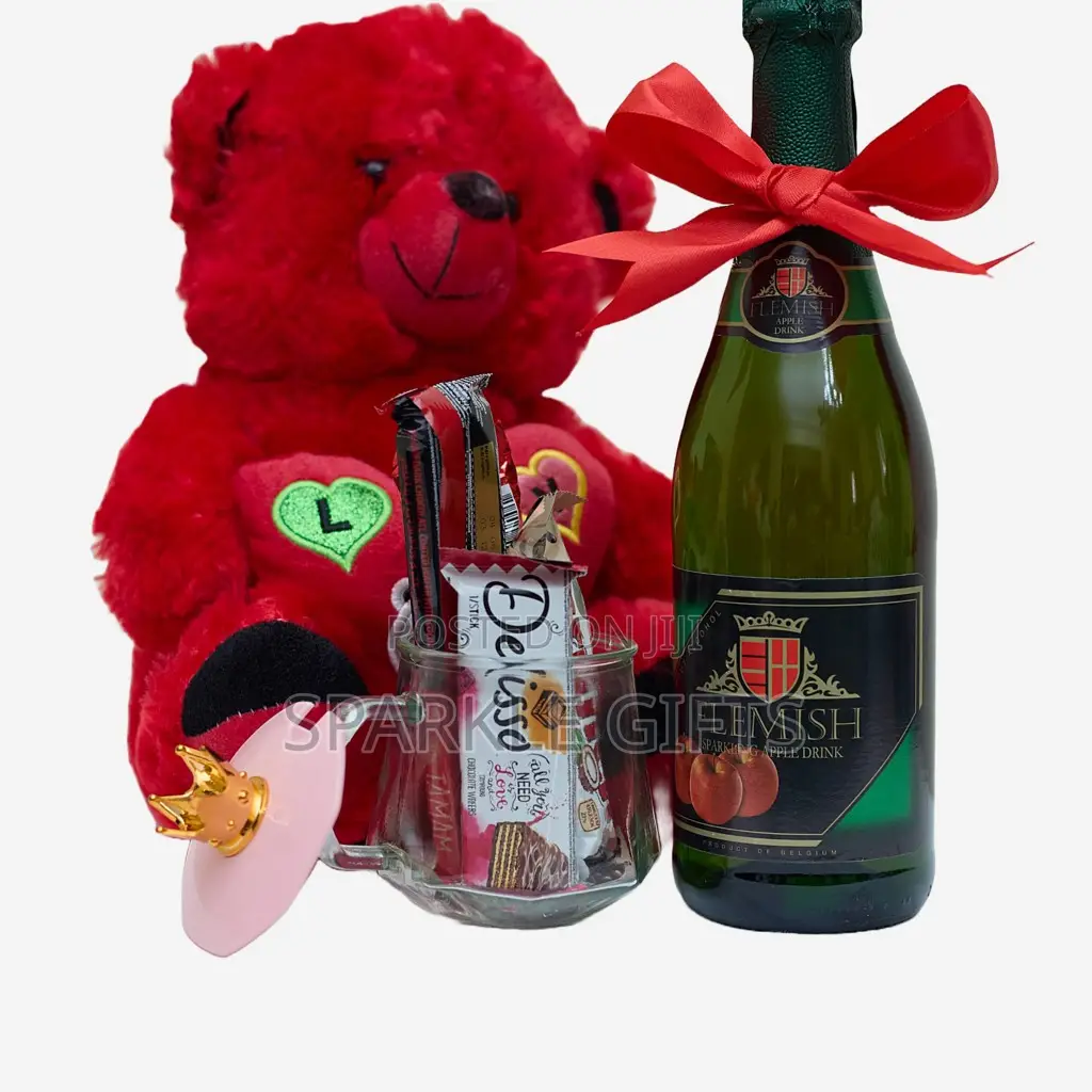 Adorable Teddy Bear Gift Set for Her Birthday, Valentine Day