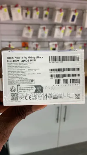 New Xiaomi Redmi Note 14 Pro 256 GB Black