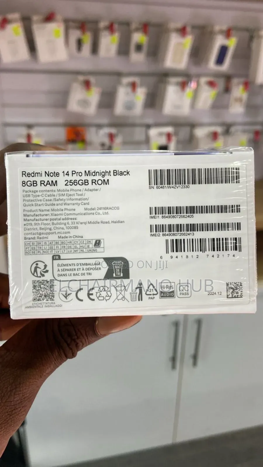 New Xiaomi Redmi Note 14 Pro 256 GB Black
