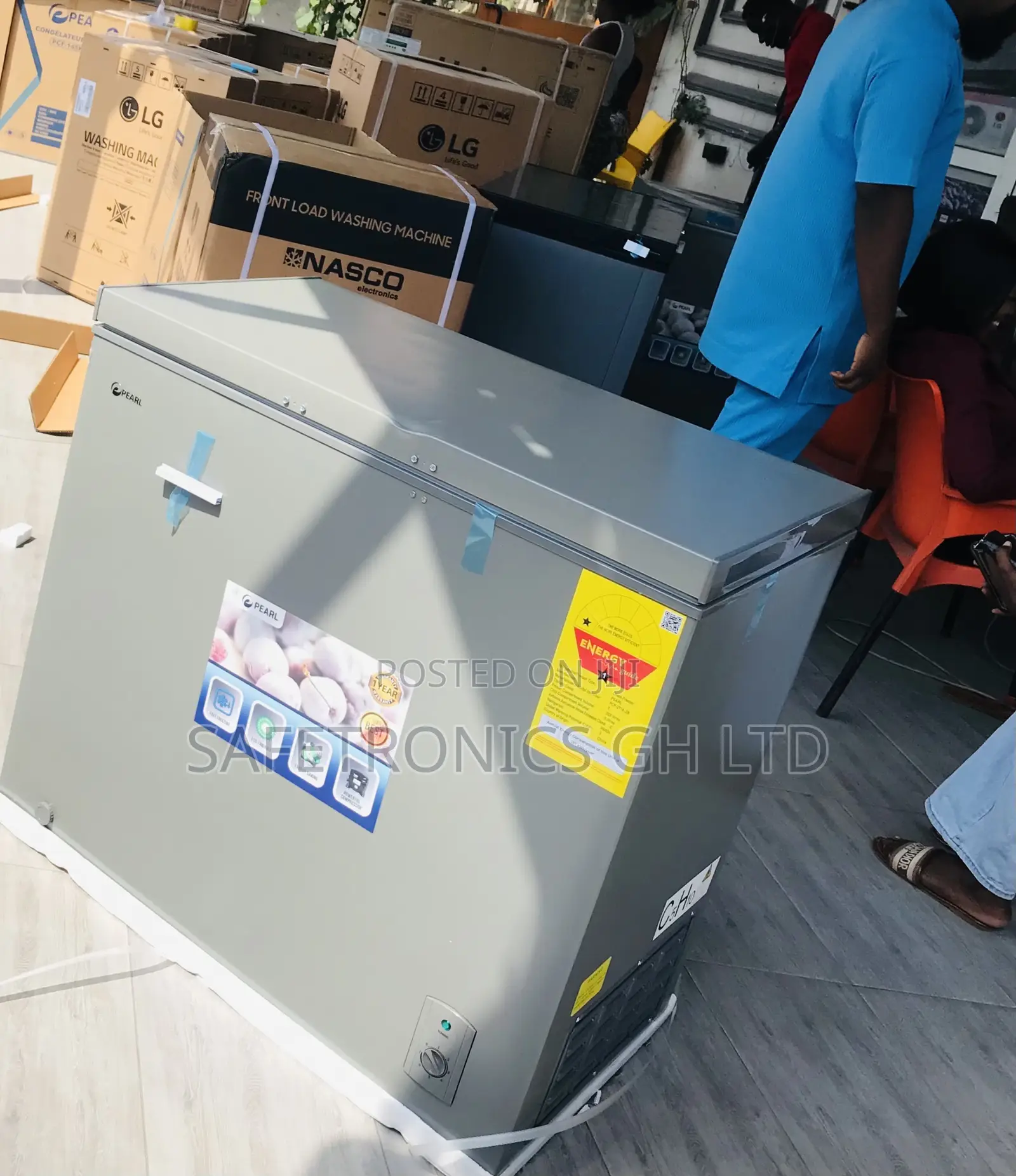 High Quality Singledoor Chestfreezer 200 Liters Pearl