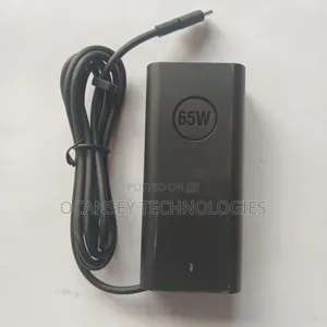 Original Dell Oval 65w Type-C Charger