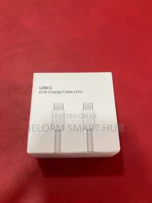 UBS-C TO C 60 Watt Cable
