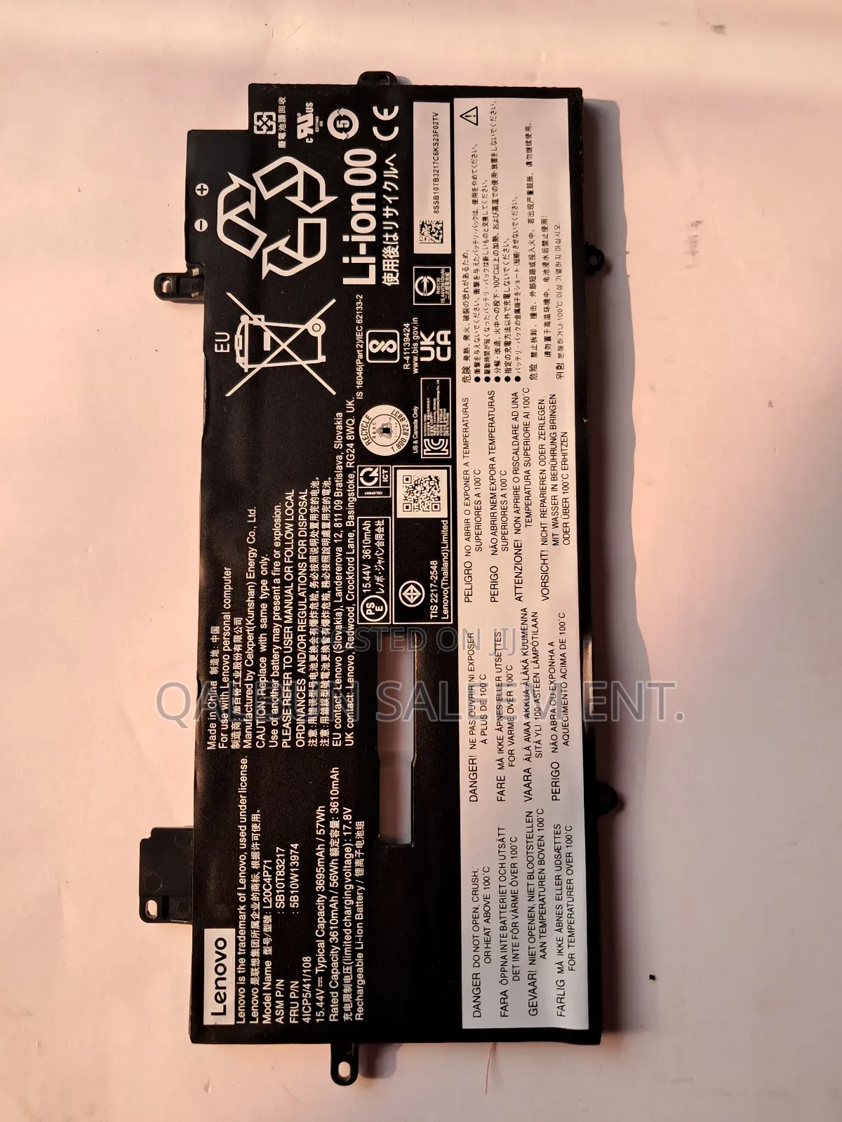 Lenovo L20C4P71 X1 Carbon 9th 10th X1 Yoga 6th 7th Battery