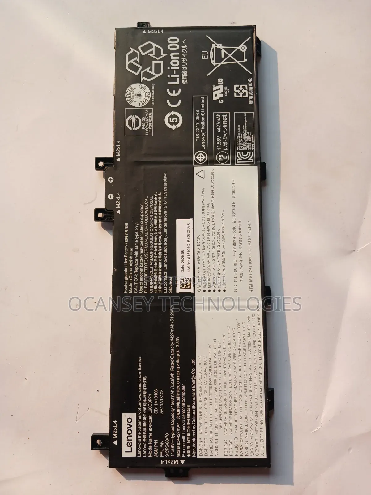 Original Lenovo L20m3p71 Battery for Thinkpad X13 Yoga Gen 2