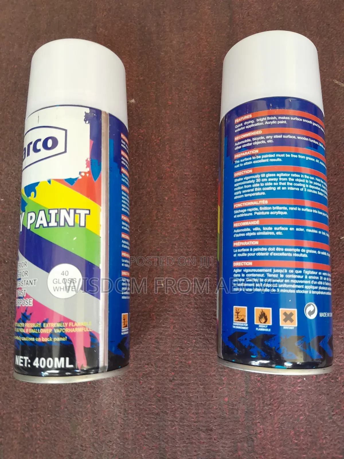 We Have All Colours if Oil Can Spray Its Anti Rust Call