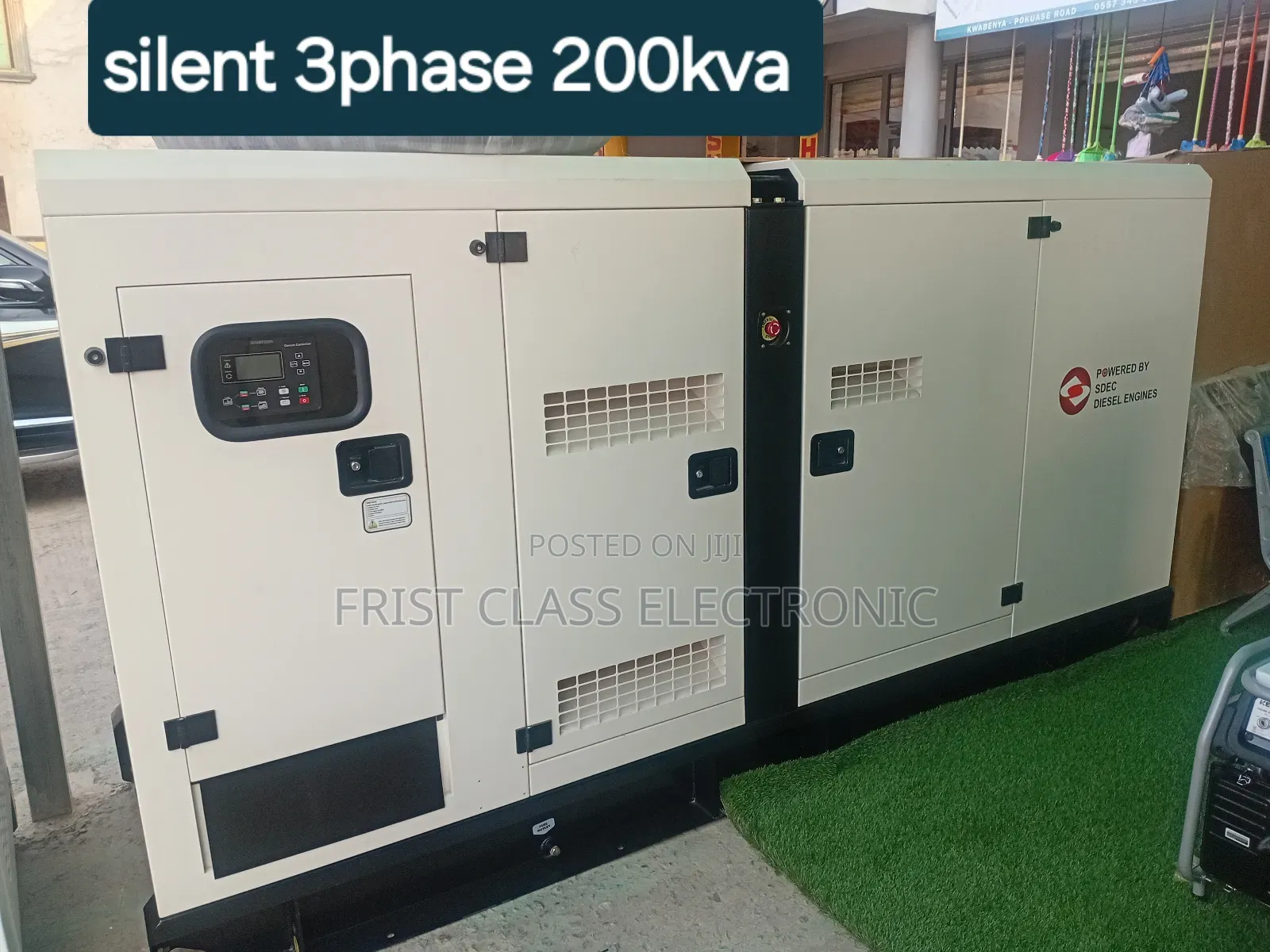 Warranted 200kva Perkins Diesel Engine Silent Generator