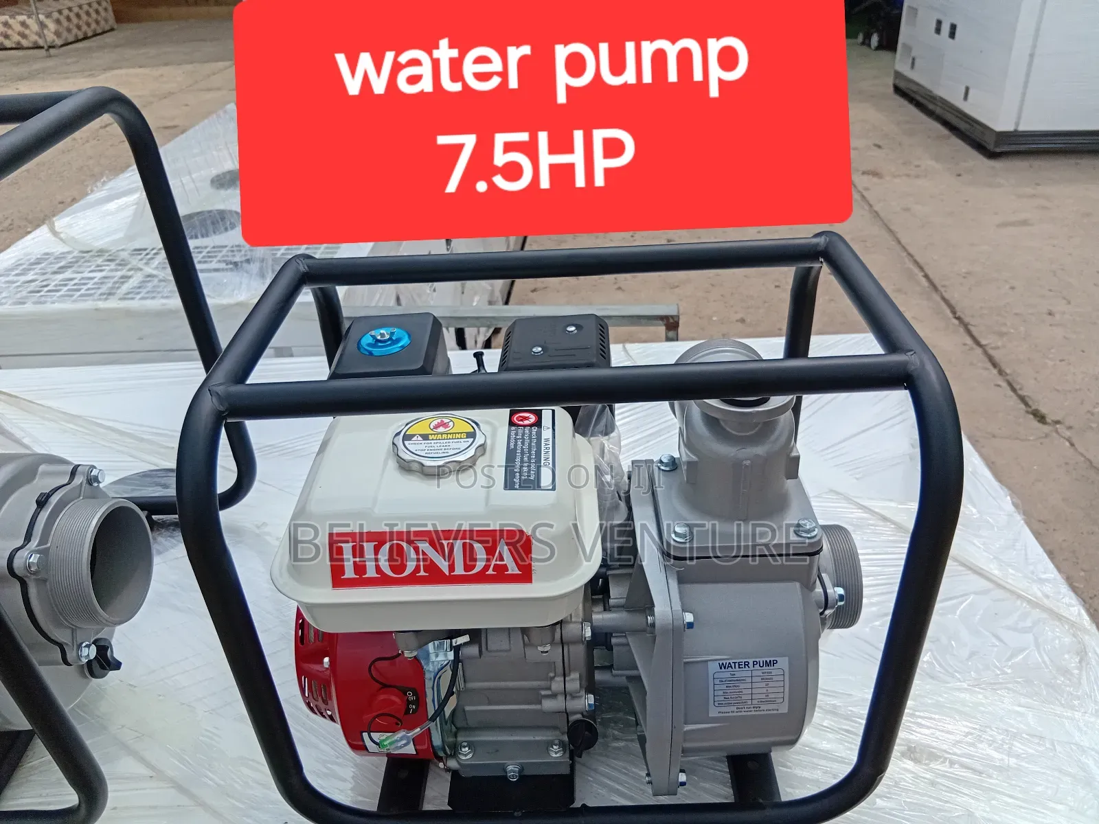 Water Pump 3inches Honda Water Pump Pull Start Generator