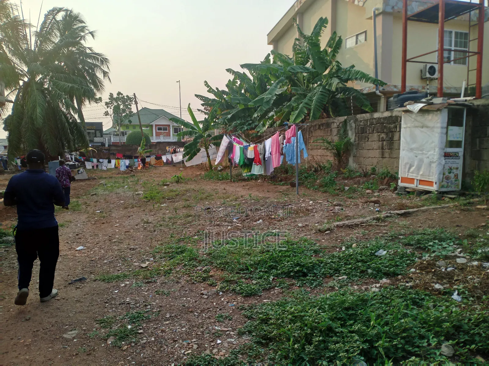 1 Acre Land on Side of Main Road West Legon