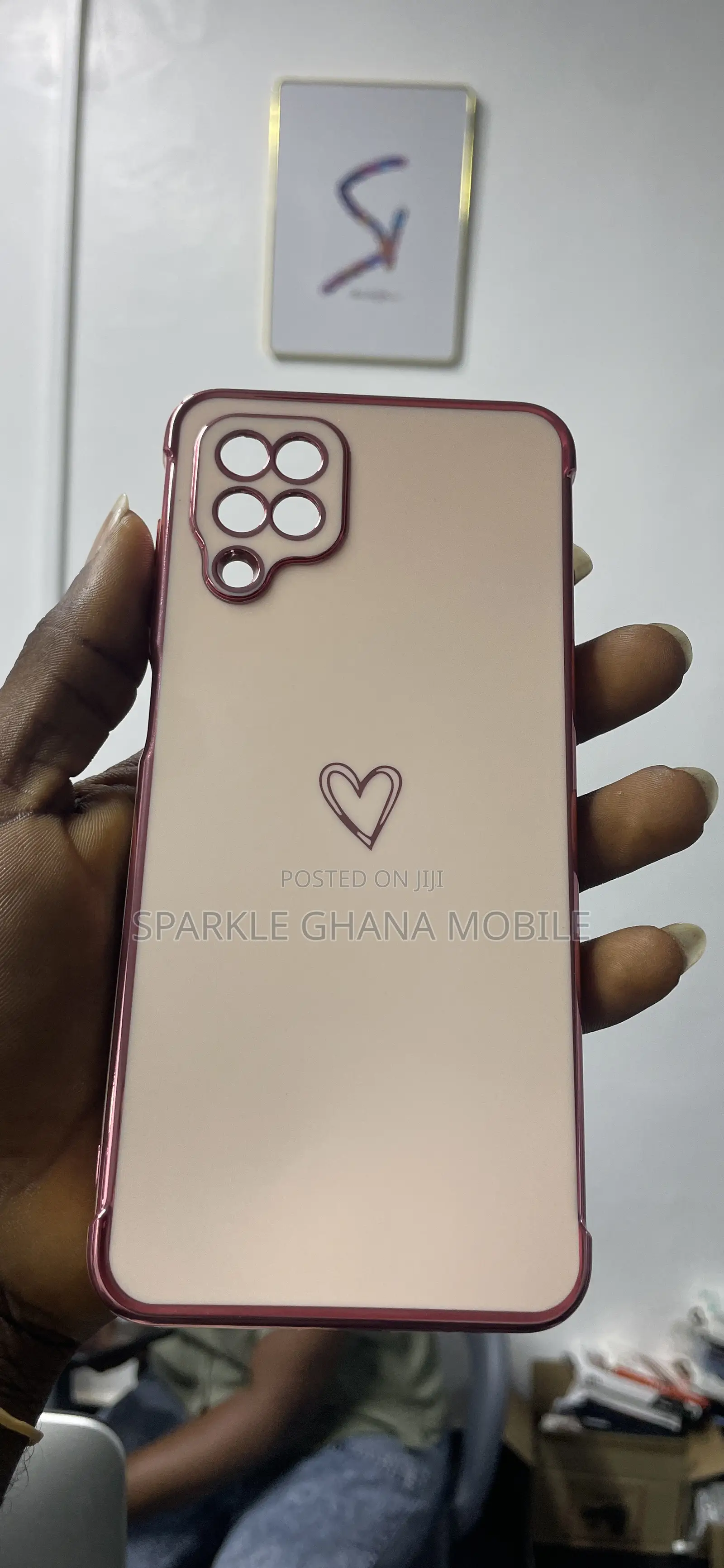 Pink Protective Cover for Samsung A12