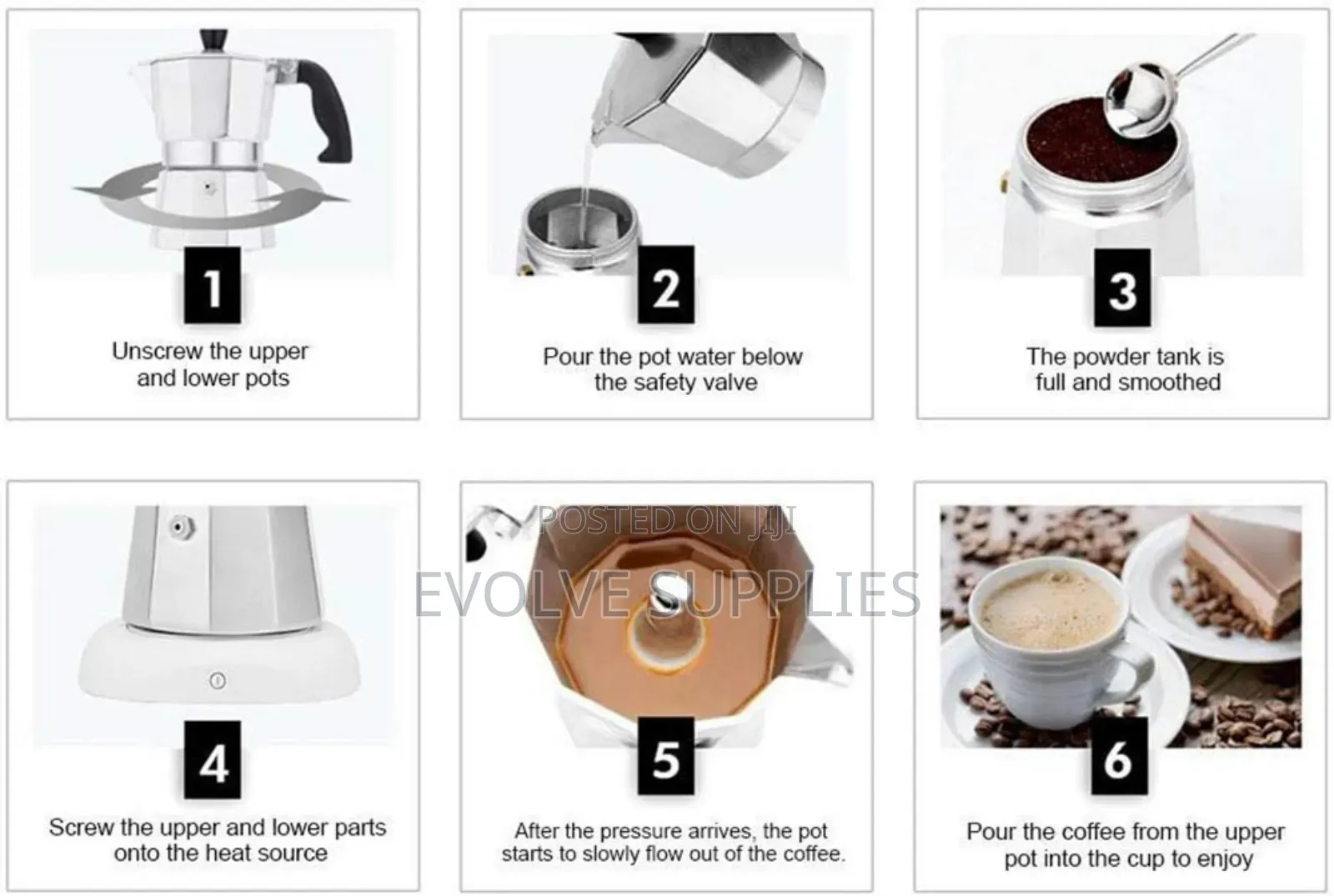 450ml 600ml Moka Pot