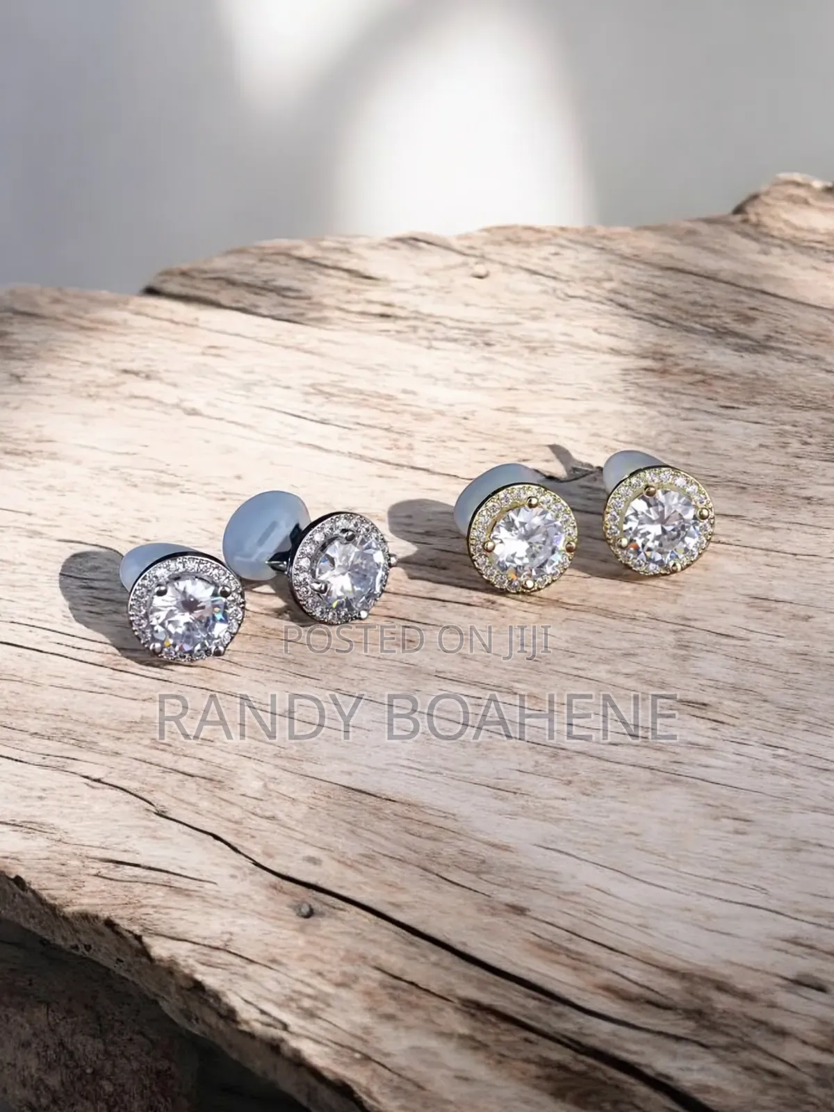 Men Clip Stud Earrings
