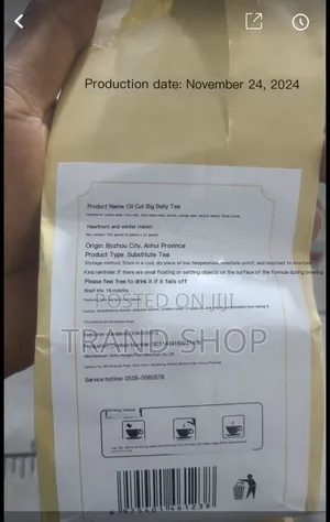 Flat Tummy Tea - For Big Belly Reduction - Herbal