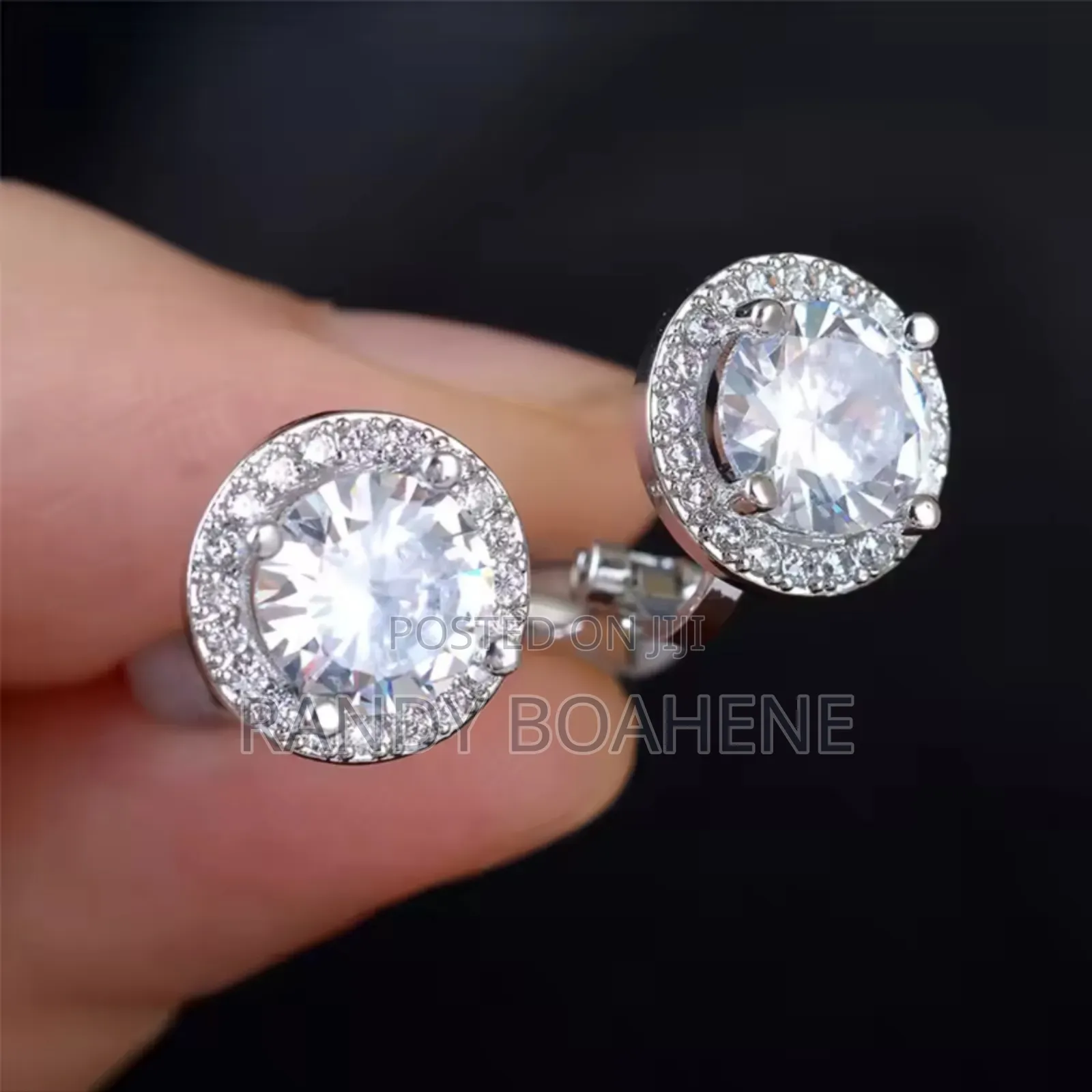 Men Clip Stud Earrings