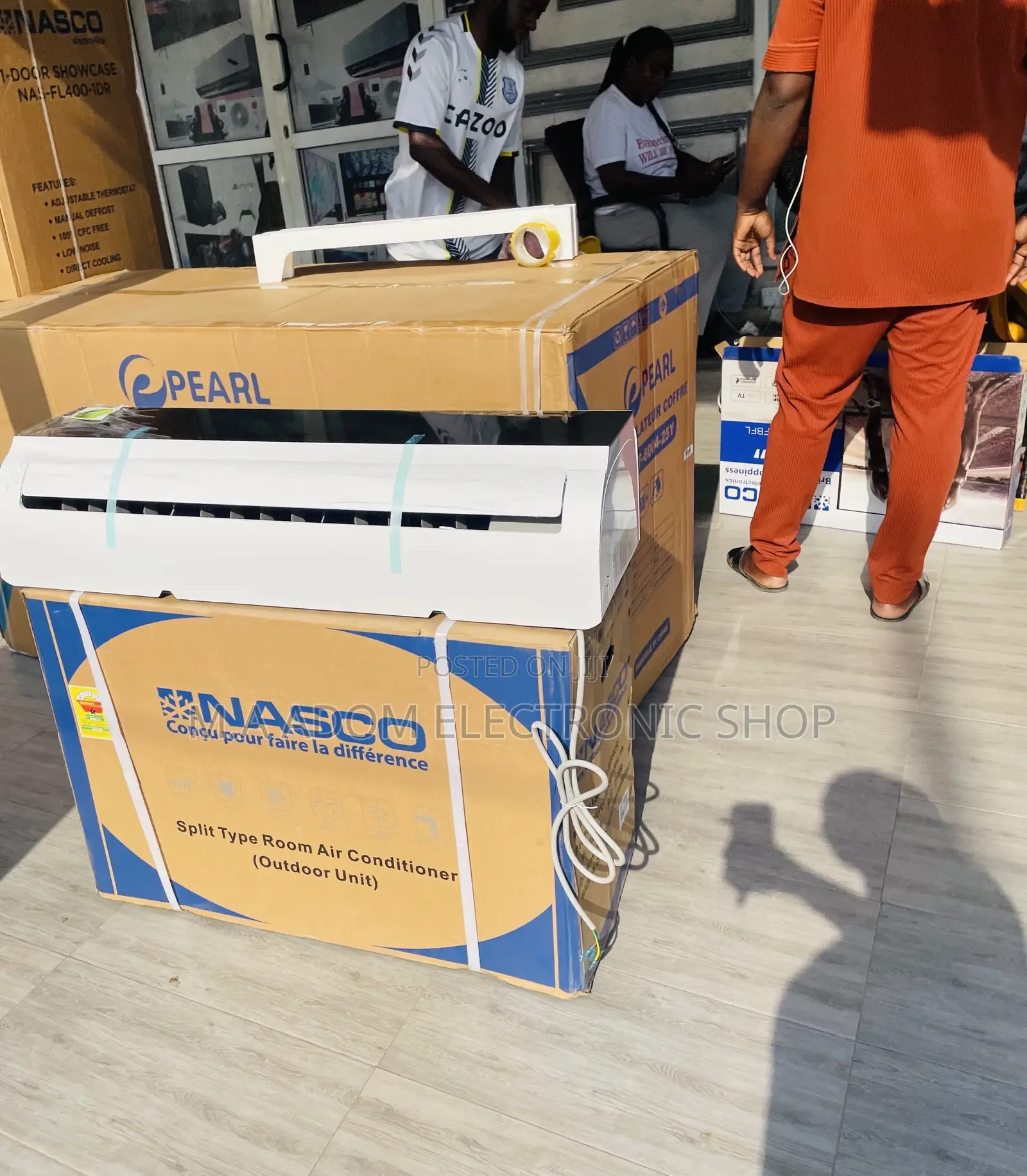 Shop Unique Nasco 2.0hp Non Inverter Ac(Mirror)R410 Gas.