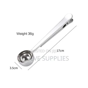 2 in 1 Coffee Measuring Spoon and Sealing Clip
