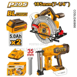 Cordless Circular Saw 7.25" + Brad Nailer 35mm - Cosli240866