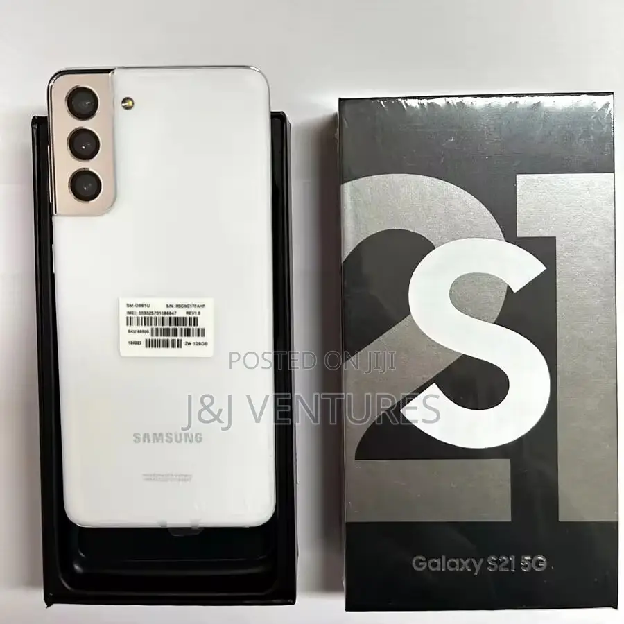 New Samsung Galaxy S21 5G 128 GB Silver