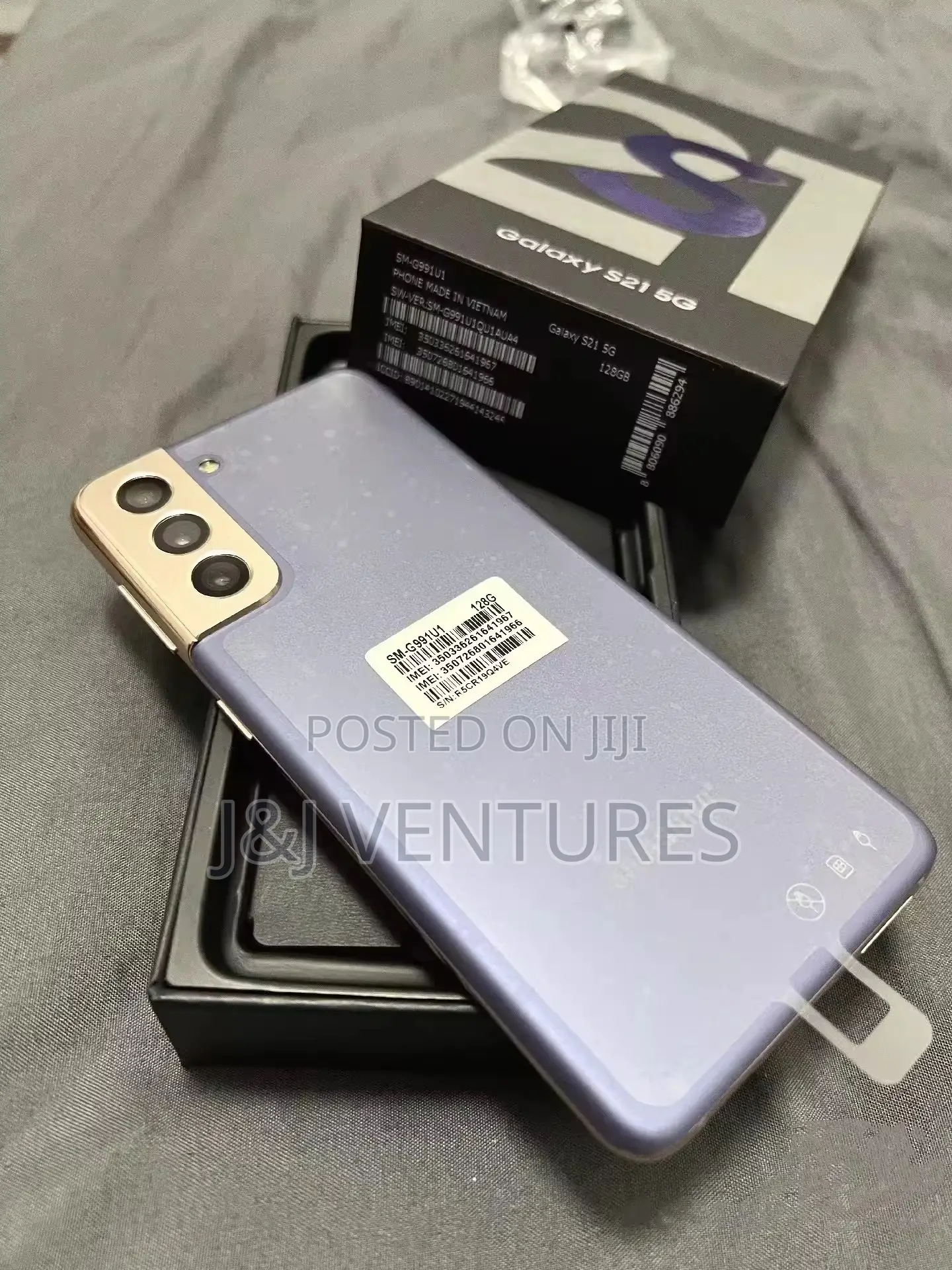 New Samsung Galaxy S21 5G 128 GB Silver