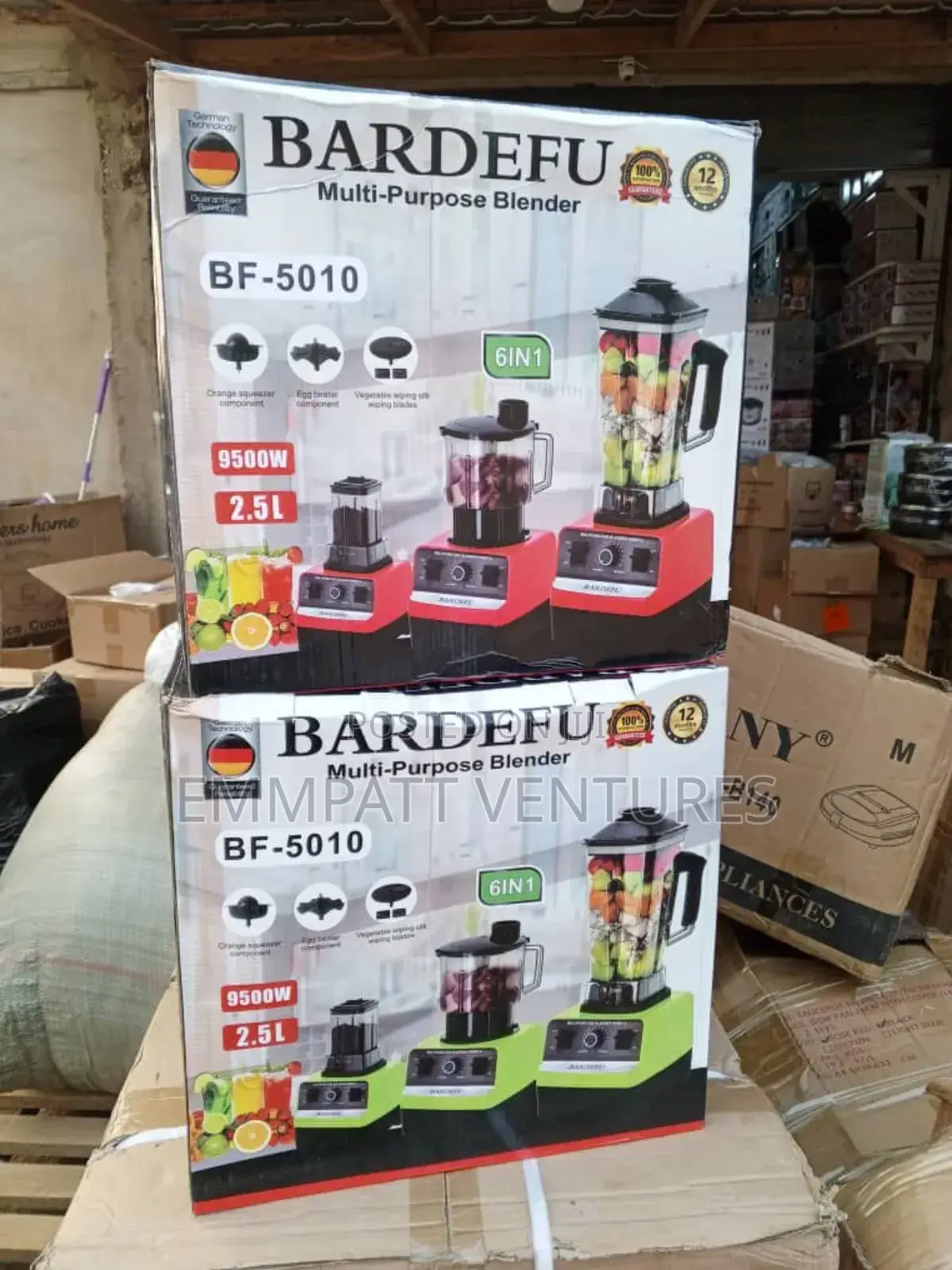 Bardufu 6 in 1 Multi Purpose Commercial Blender