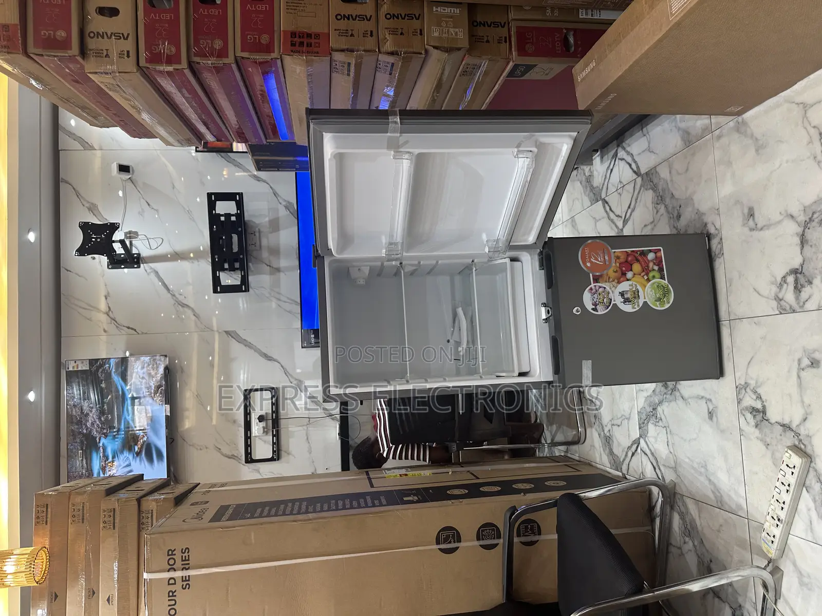 Double the Space With 200BF Double Door Fridge Galaxy