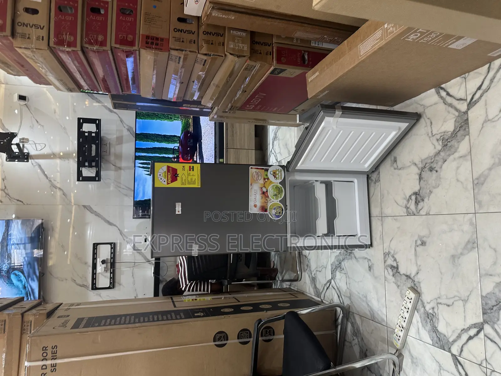 Modern Chill Double Door Fridge 200L Galaxy