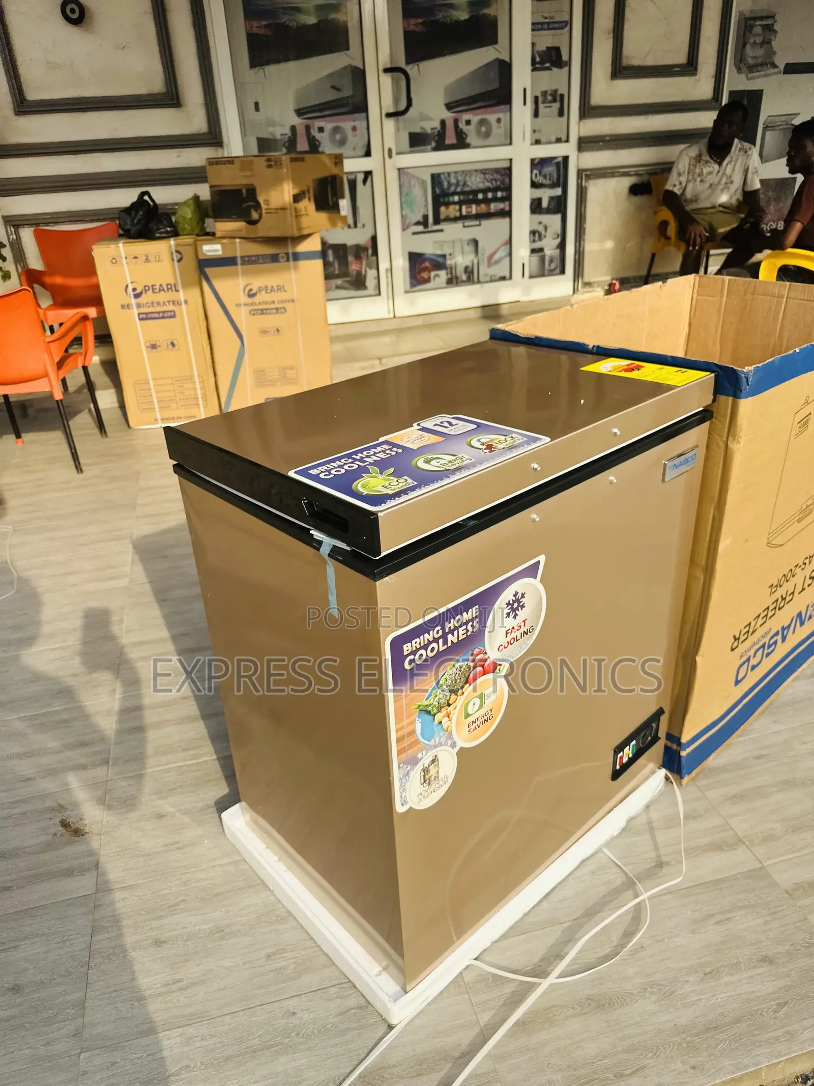 Cool Haven Chest Freezer 200l Nasco Gold Single Door