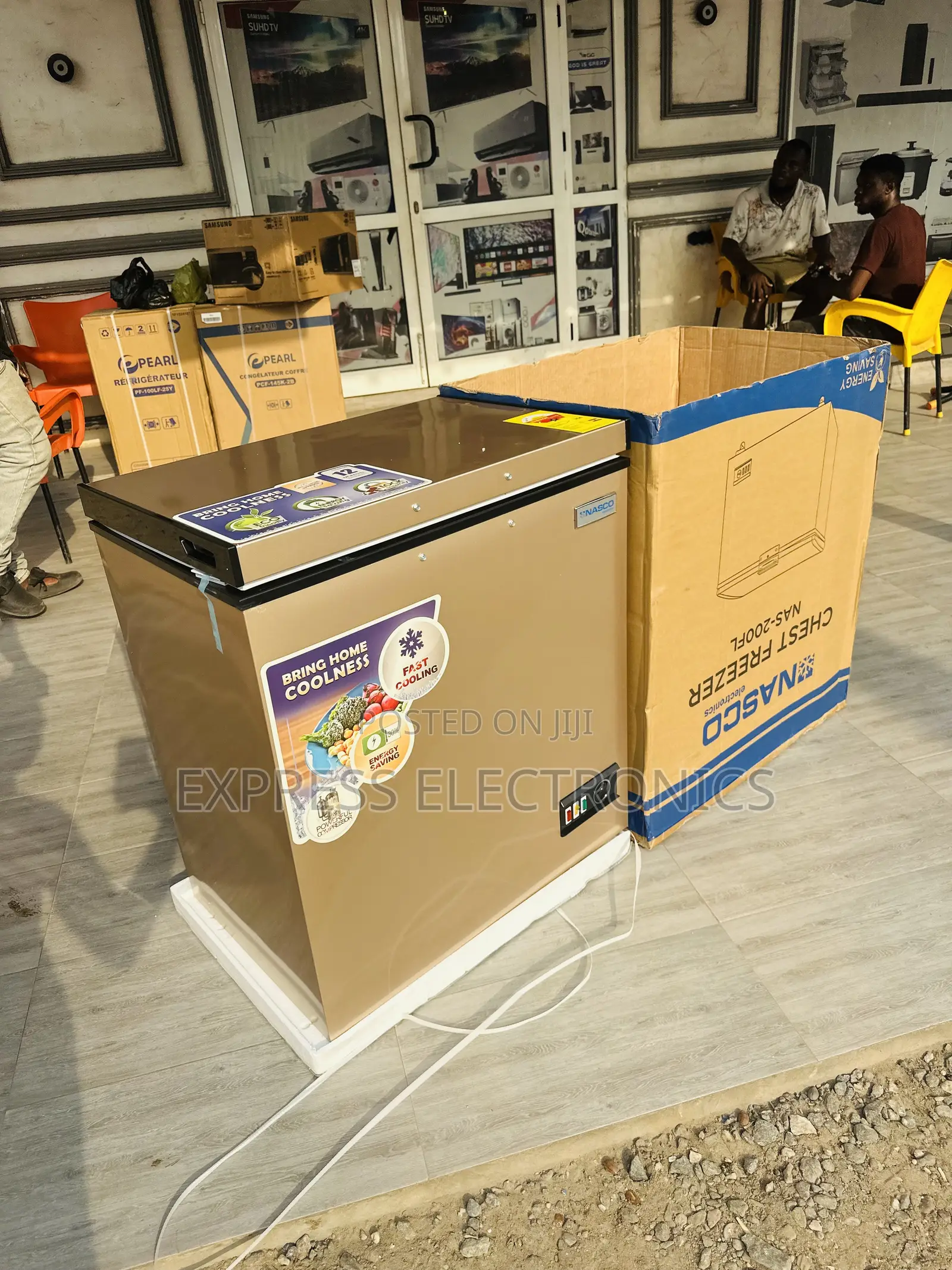 Available Now at Store Chest Freezer 200l Nasco Single Door