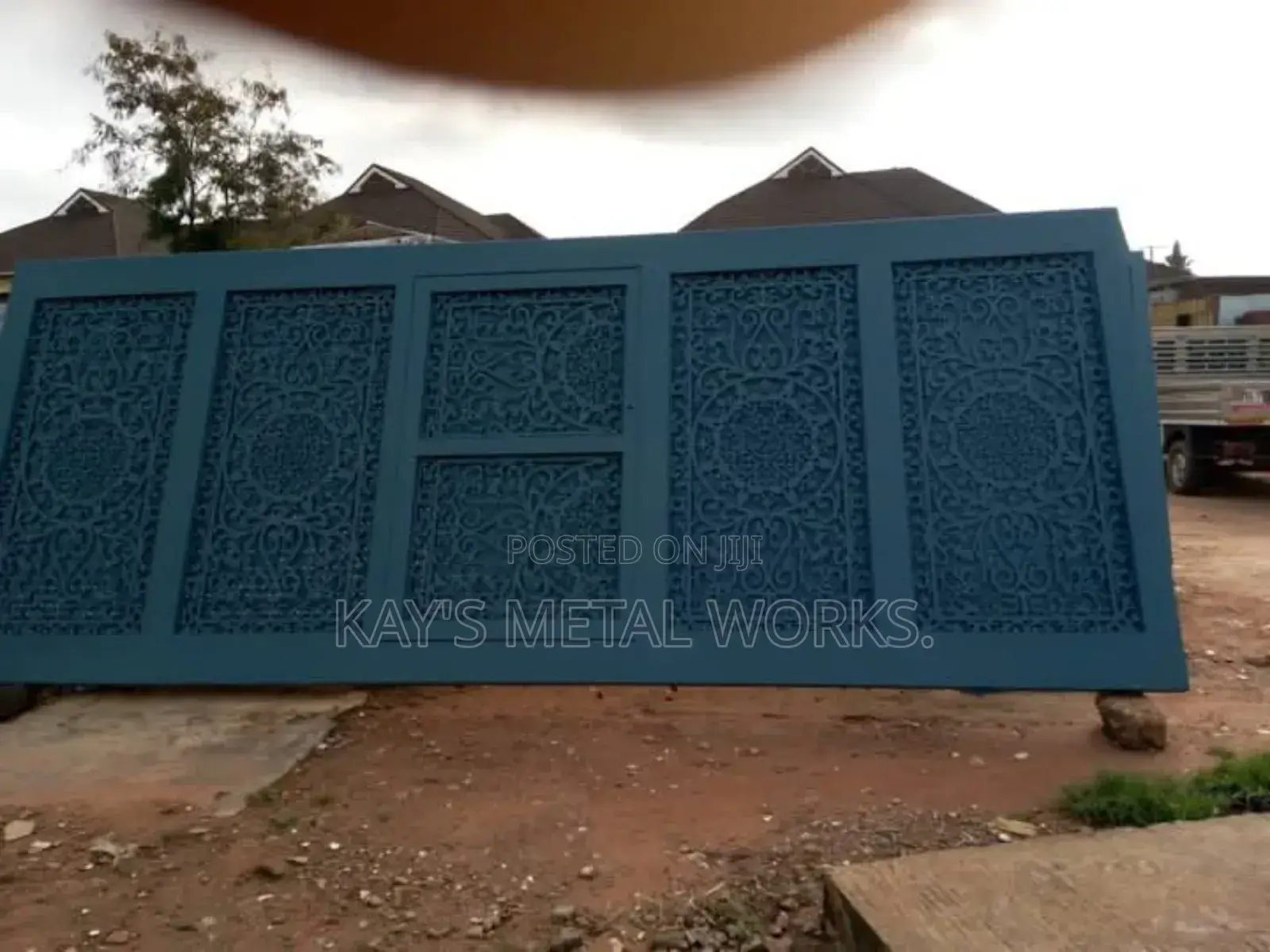 Modern CNC Laser Cut Gate | Custom Metal Gate Design