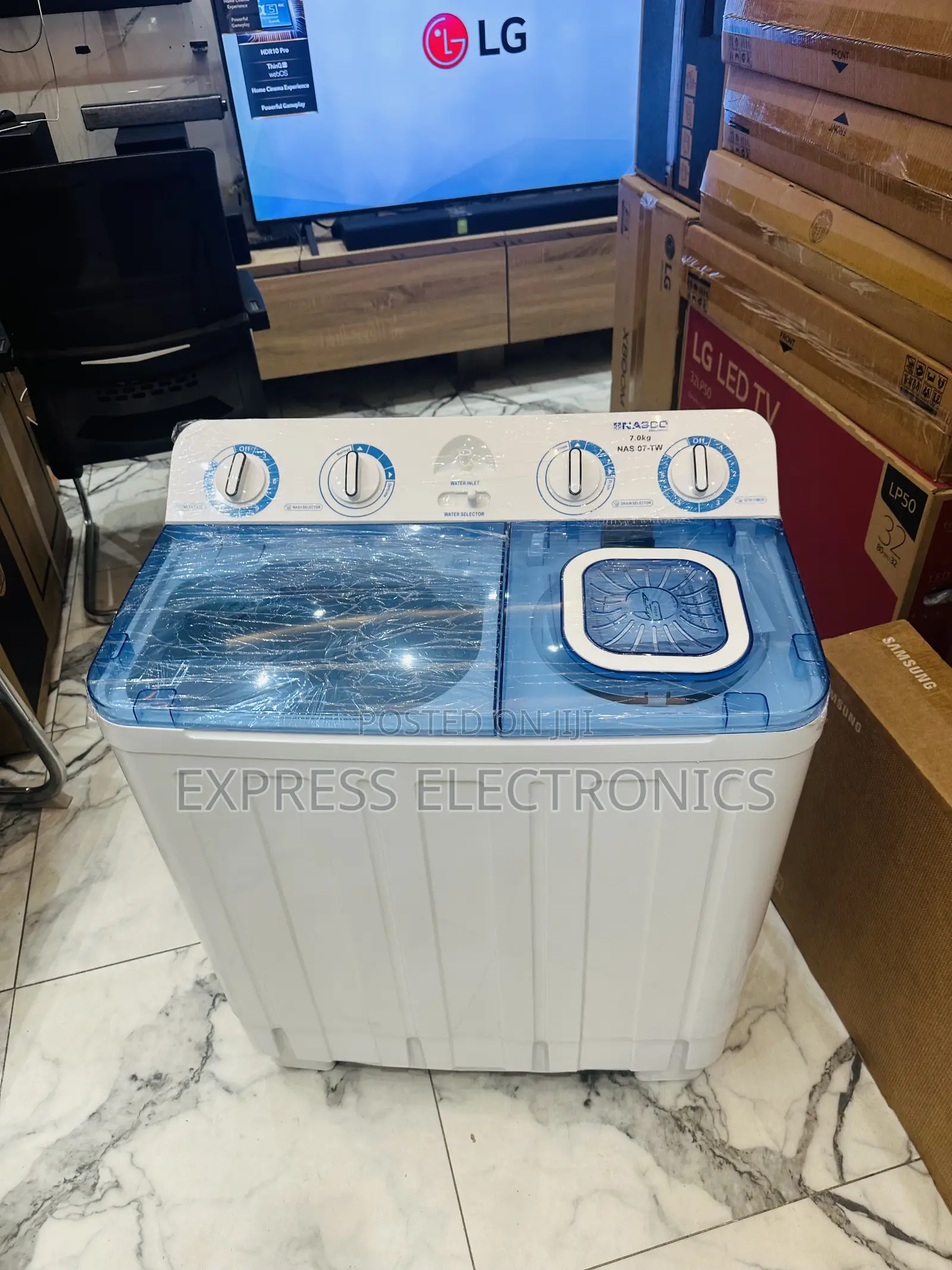 Wash Wizard  Topload Washing Machine Nasco 7kg Semi Auto