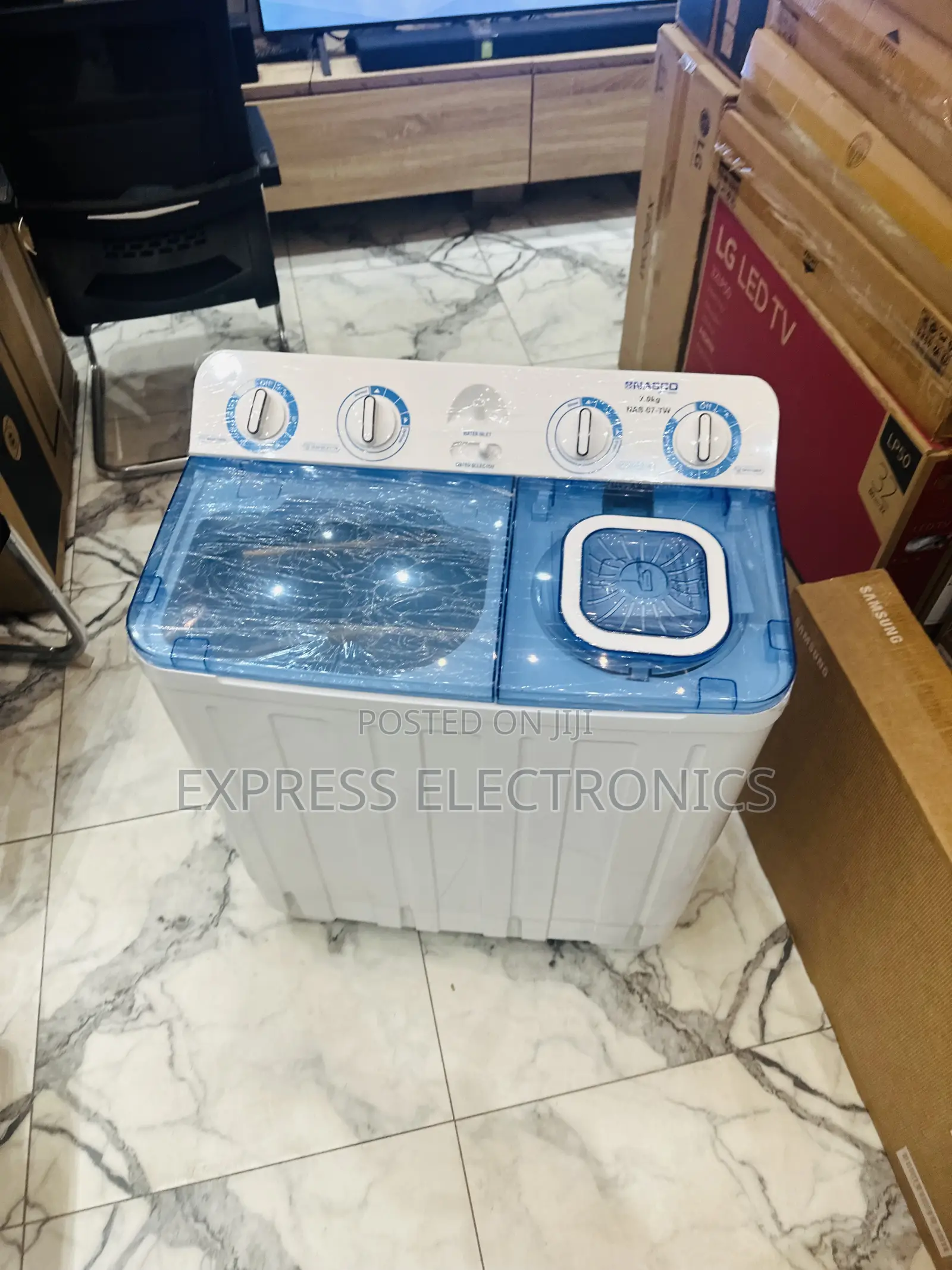Spin and Shine 7kg Topload Twintub Nasco 7kg
