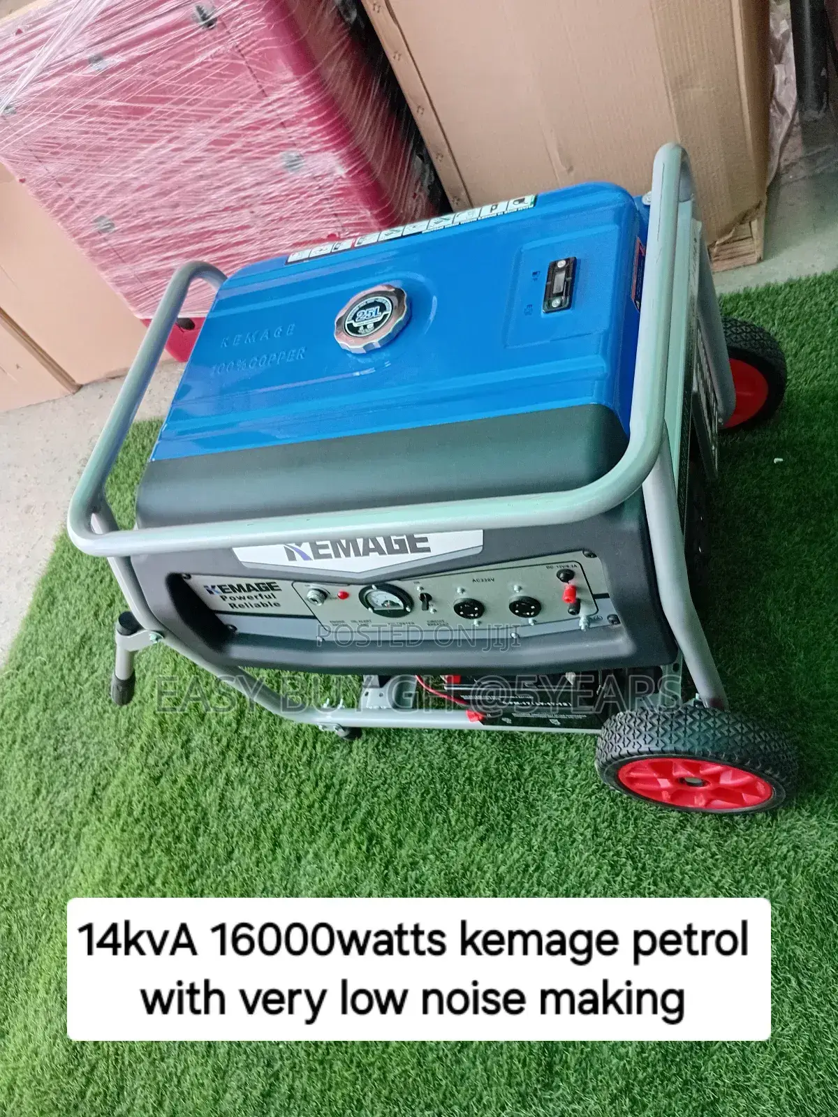 Quaint Kemage Petrol Generator 14kva 16kw Less Noise 14kva