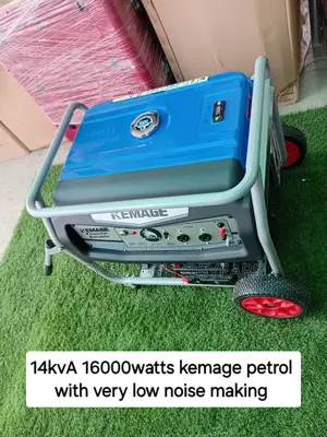 Quaint Kemage Petrol Generator 14kva 16kw Less Noise 14kva