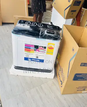 Quality Pearl 7kg Twin Tab Electric Washing Machine.